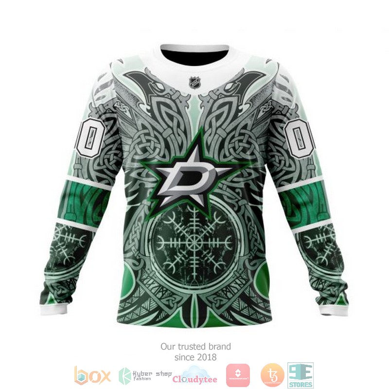 Personalized Dallas Stars NHL Norse Viking Symbols custom 3D shirt hoodie 1 2 3 4 5