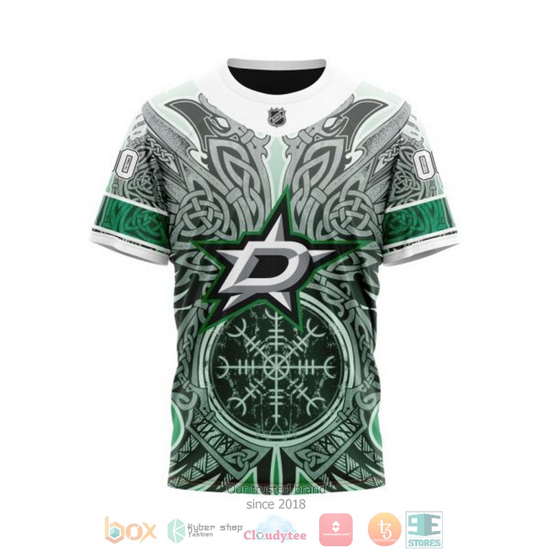 Personalized Dallas Stars NHL Norse Viking Symbols custom 3D shirt hoodie 1 2 3 4 5 6 7