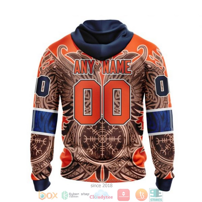 Personalized Edmonton Oilers NHL Norse Viking Symbols custom 3D shirt hoodie 1 2