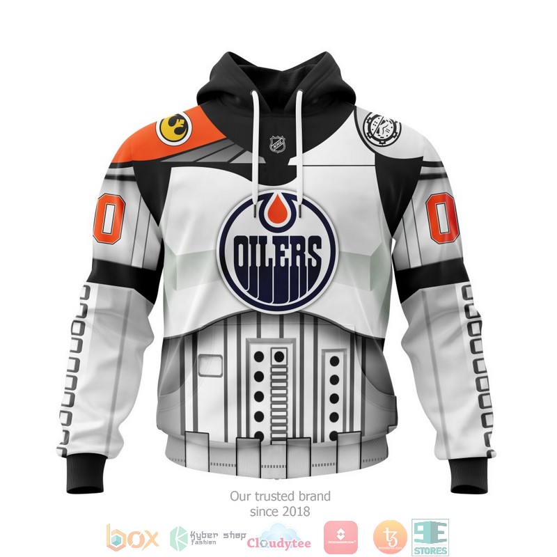 Personalized Edmonton Oilers NHL Star Wars custom 3D shirt hoodie