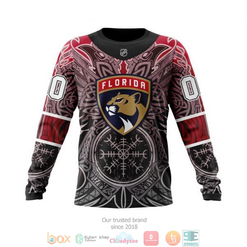 Personalized Florida Panthers NHL Norse Viking Symbols custom 3D shirt hoodie 1 2 3 4 5