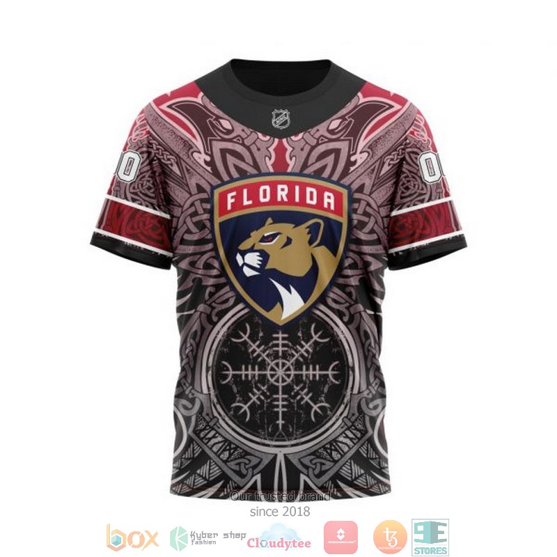 Personalized Florida Panthers NHL Norse Viking Symbols custom 3D shirt hoodie 1 2 3 4 5 6 7