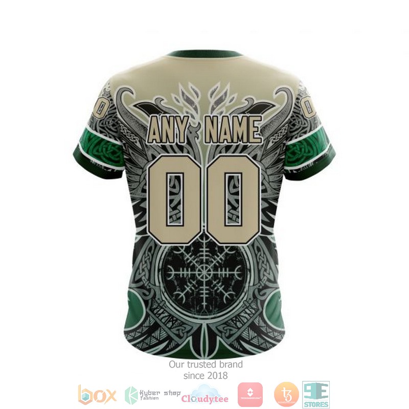 Personalized Minnesota Wild NHL Norse Viking Symbols custom 3D shirt hoodie 1 2 3 4 5 6 7 8