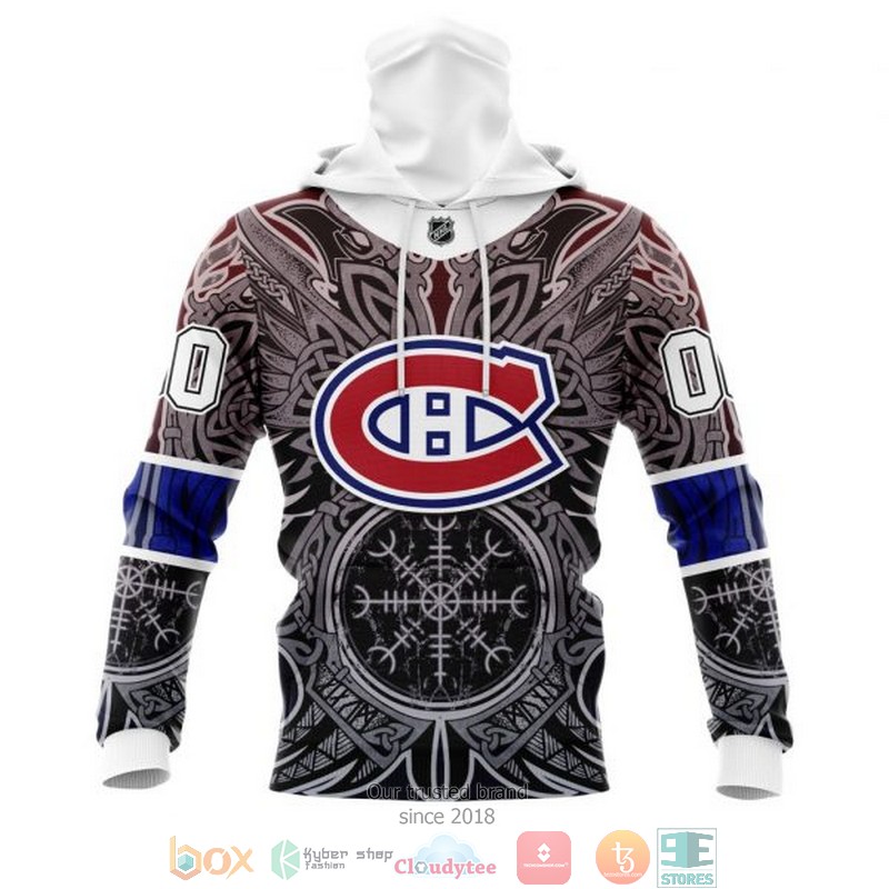 Personalized Montreal Canadiens NHL Norse Viking Symbols custom 3D shirt hoodie 1 2 3