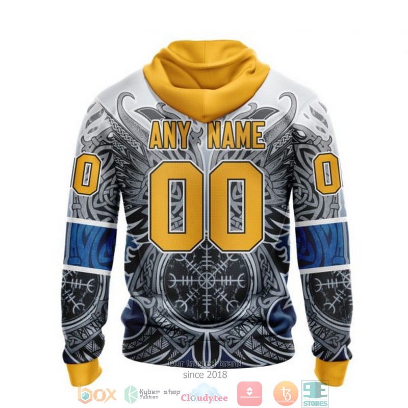 Personalized Nashville Predators NHL Norse Viking Symbols custom 3D shirt hoodie 1 2