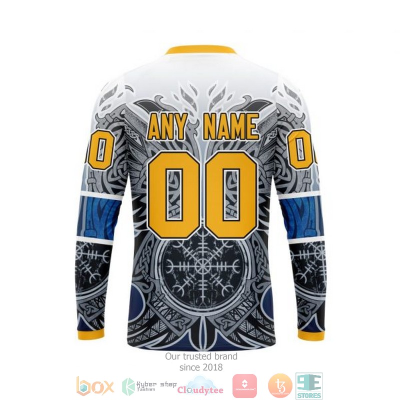 Personalized Nashville Predators NHL Norse Viking Symbols custom 3D shirt hoodie 1 2 3 4 5 6
