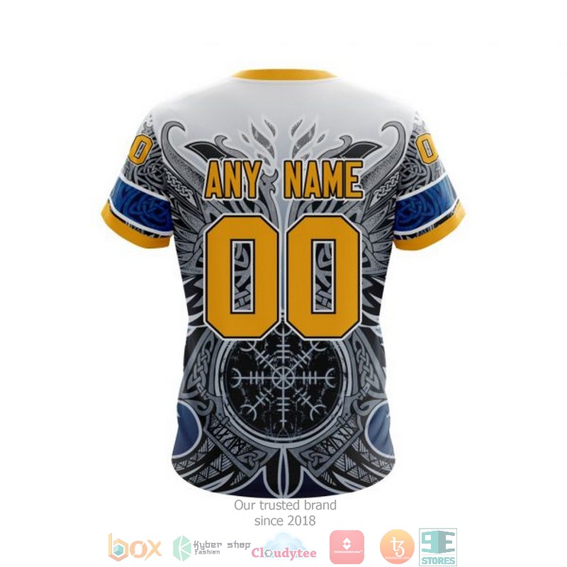 Personalized Nashville Predators NHL Norse Viking Symbols custom 3D shirt hoodie 1 2 3 4 5 6 7 8