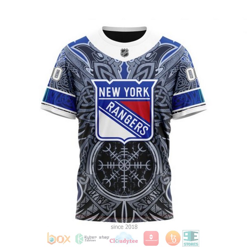 Personalized New York Rangers NHL Norse Viking Symbols custom 3D shirt hoodie 1 2 3 4 5 6 7