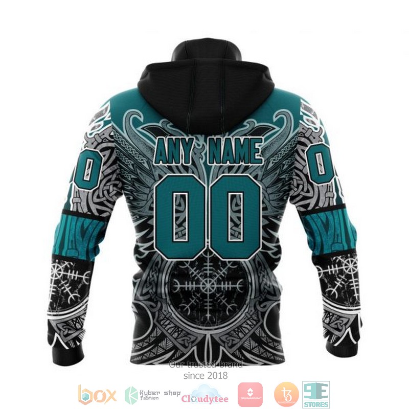 Personalized San Jose Sharks NHL Norse Viking Symbols custom 3D shirt hoodie 1 2 3 4