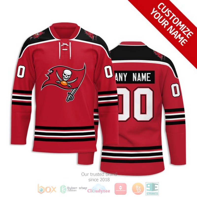 Personalized Tampa Bay Buccaneers NFL Custom Hockey Jersey