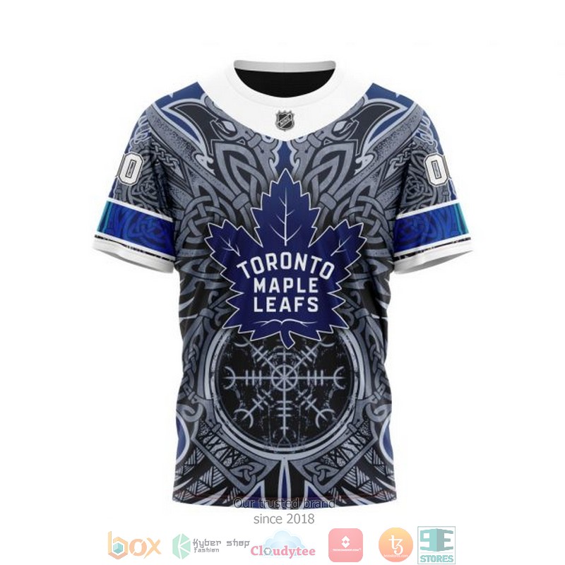 Personalized Toronto Maple Leafs NHL Norse Viking Symbols custom 3D shirt hoodie 1 2 3 4 5 6 7