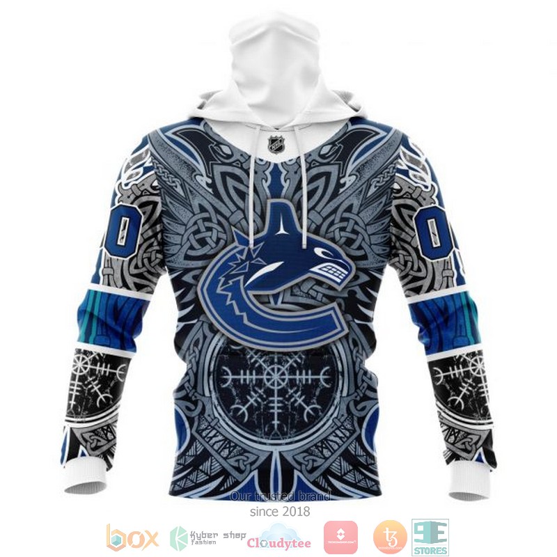 Personalized Vancouver Canucks NHL Norse Viking Symbols custom 3D shirt hoodie 1 2 3