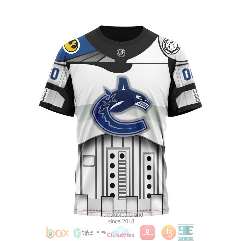 Personalized Vancouver Canucks NHL Star Wars custom 3D shirt hoodie 1 2 3 4 5 6 7
