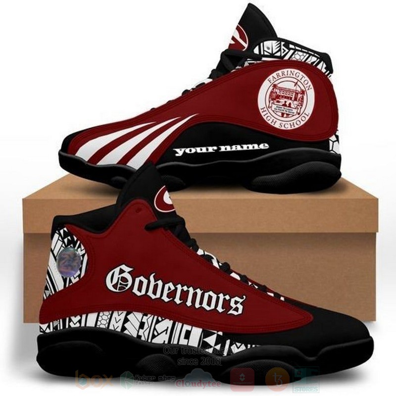 Wr Farrington High School Custom Name Air Jordan 13 Shoes