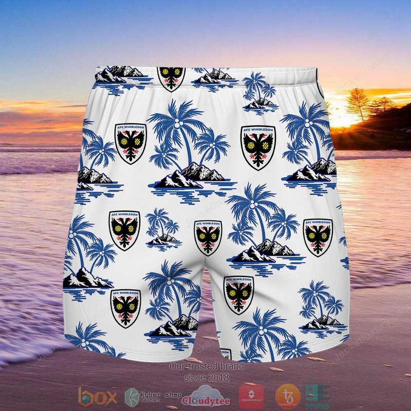 AFC Wimbledon Hawaiian shirt short 1