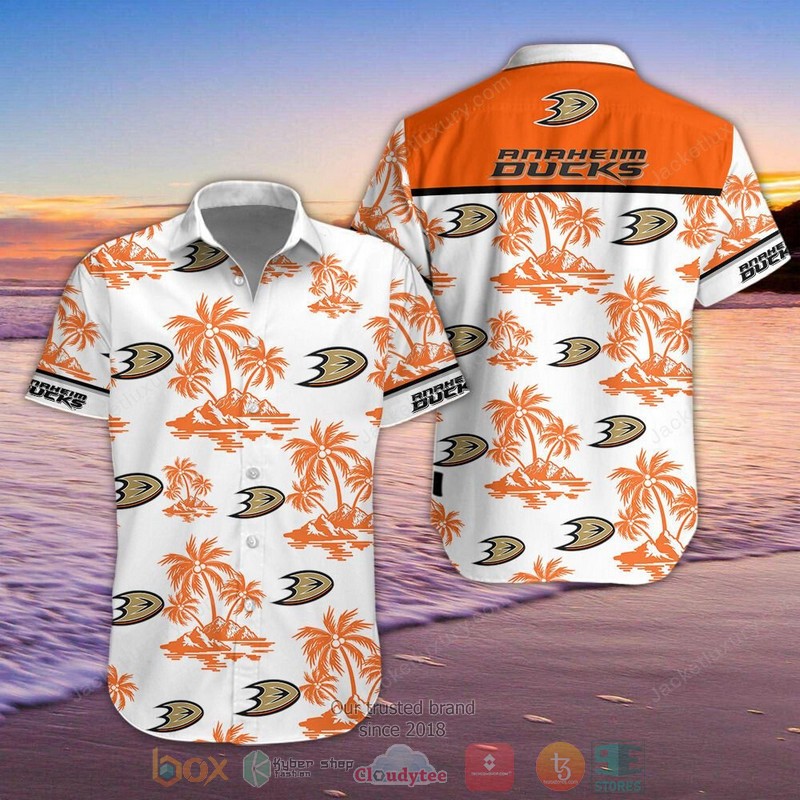 Anaheim Ducks Hawaiian Shirt Shorts