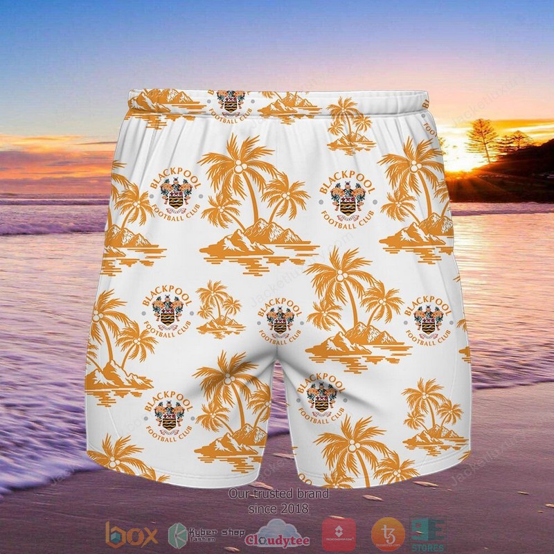 Blackpool F.C Hawaiian shirt short 1