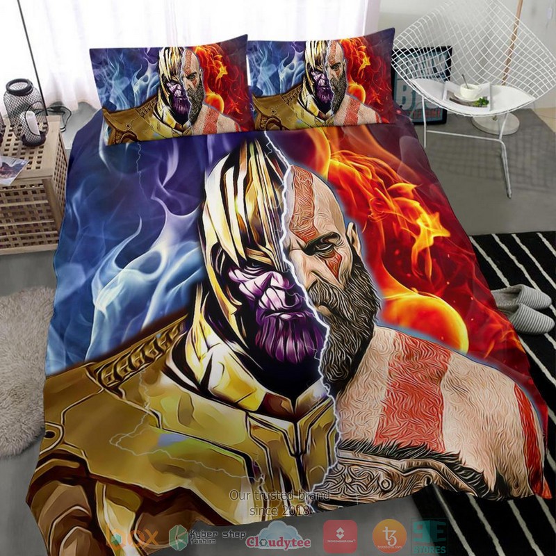 Burning Thanos Kratos Bedding Set