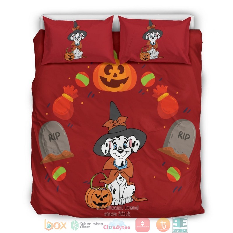 Dalmatian Halloween Bedding Set