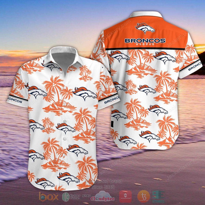 Denver Broncos Hawaiian Shirt Shorts