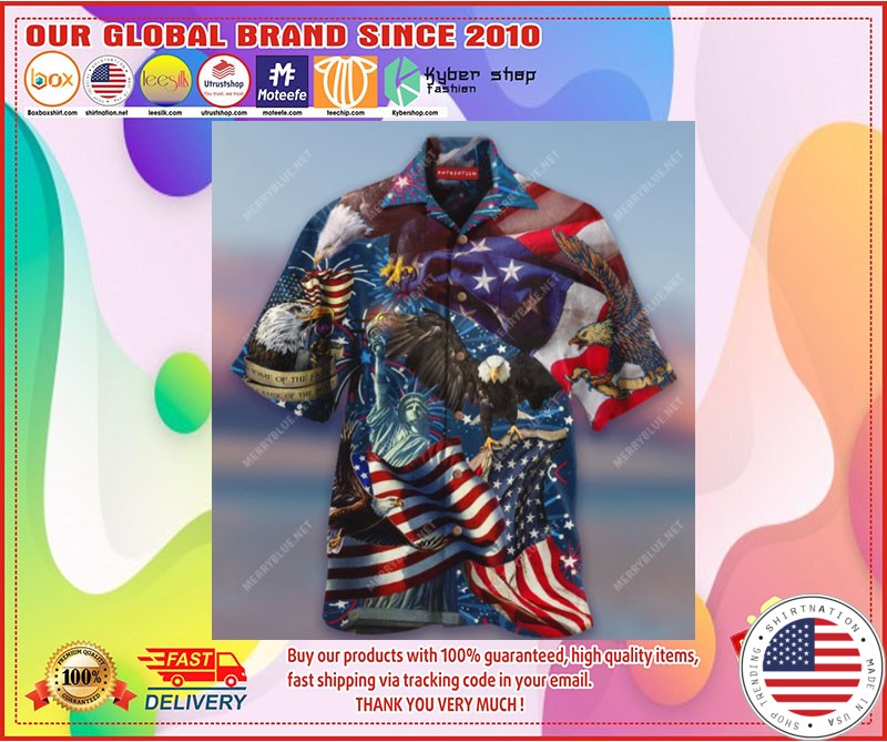 Eagle american flag hawaiian