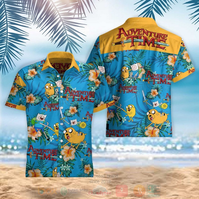 Finn Mertens Jake The Dog Summer Adventure Time Hawaiian Shirt