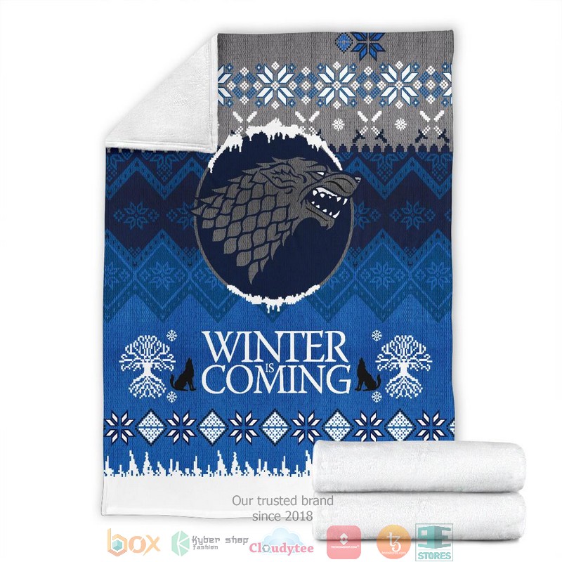 Game Of Thrones Winter Is Coming Ugly Christmas Blanket 1 2 3 4 5 6
