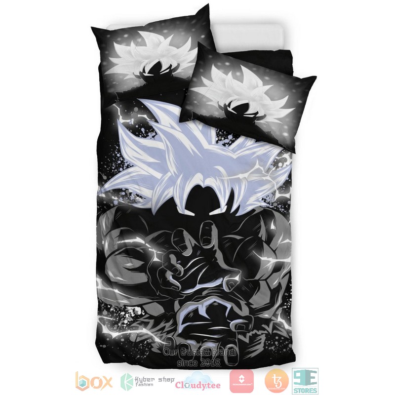 Goku Mastered Ultra Instinct Kamehameha Bedding Set 1