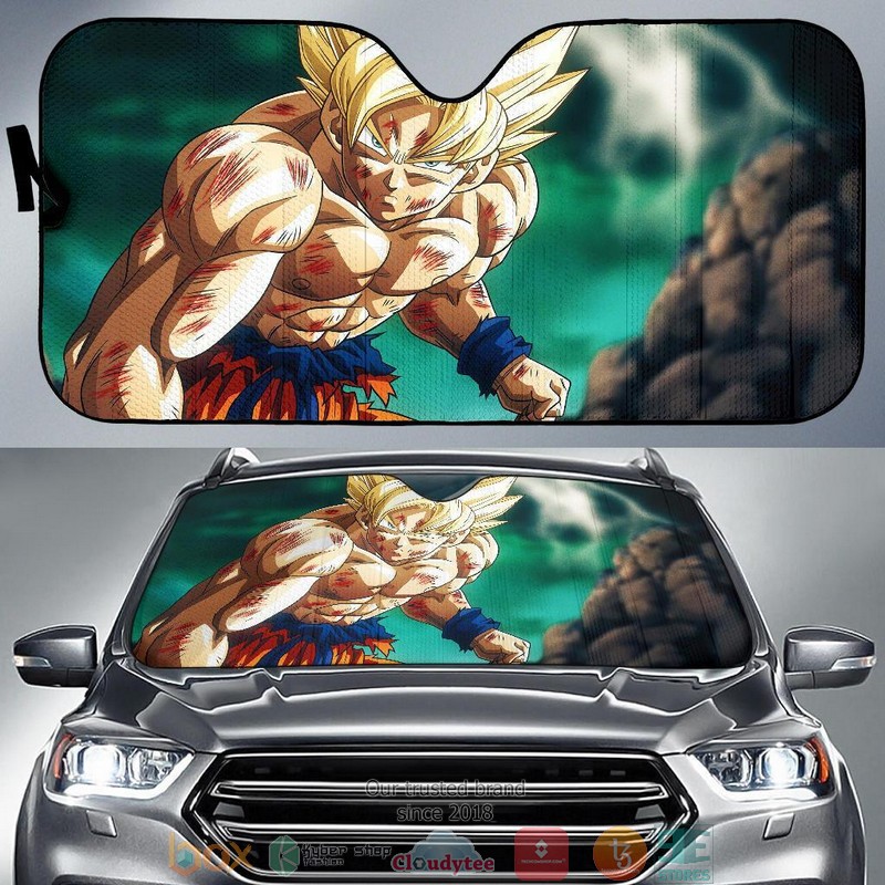 Goku Super Saiyan Dragon Ball Super Anime Car Sunshade