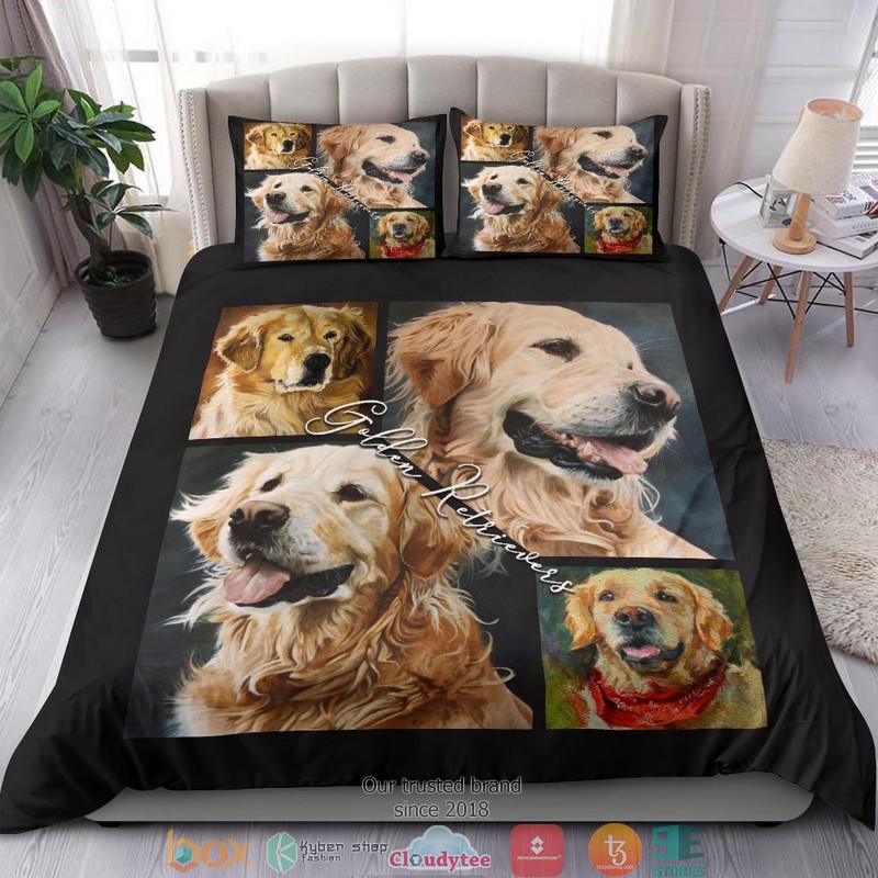 Golden Retriever Bedding Set