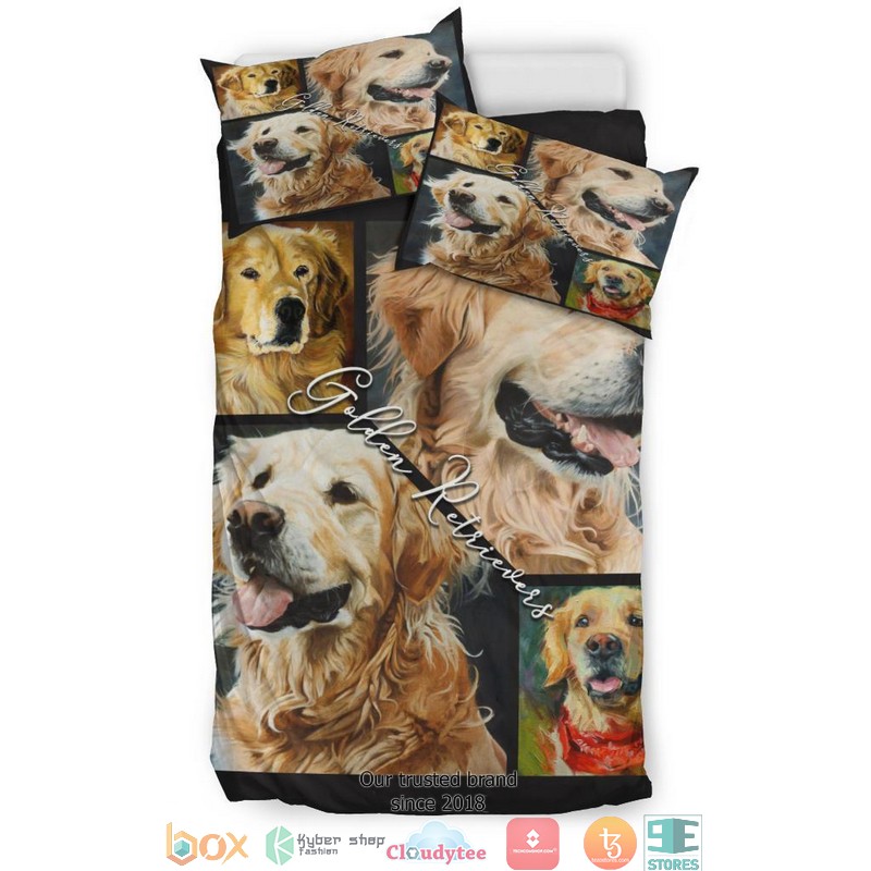 Golden Retriever Bedding Set 1