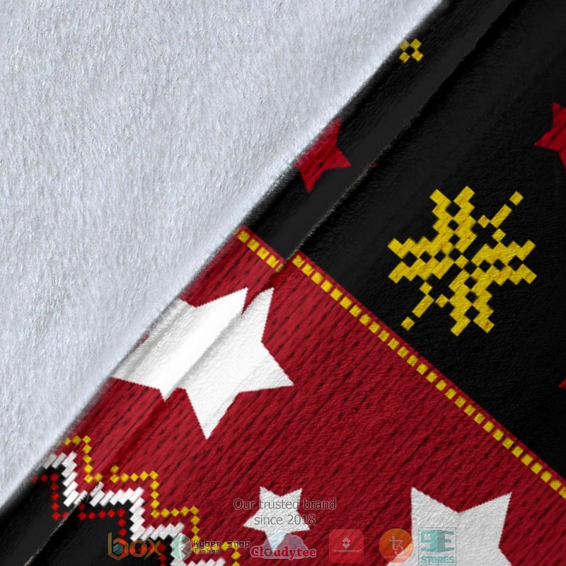 Gryffindor Art Ugly Christmas Blanket 1 2 3 4 5 6 7