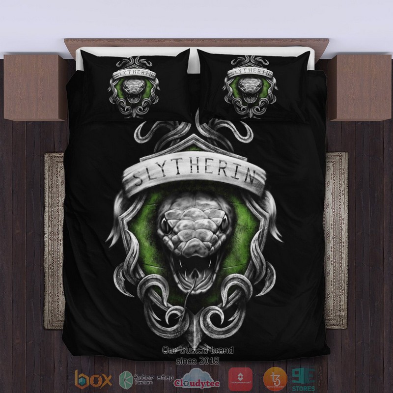 Hogwarts House Banners Bedding Set