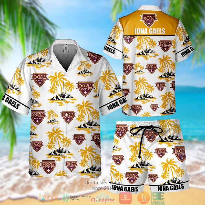 Iona Gaels Hawaiian Shirt Short