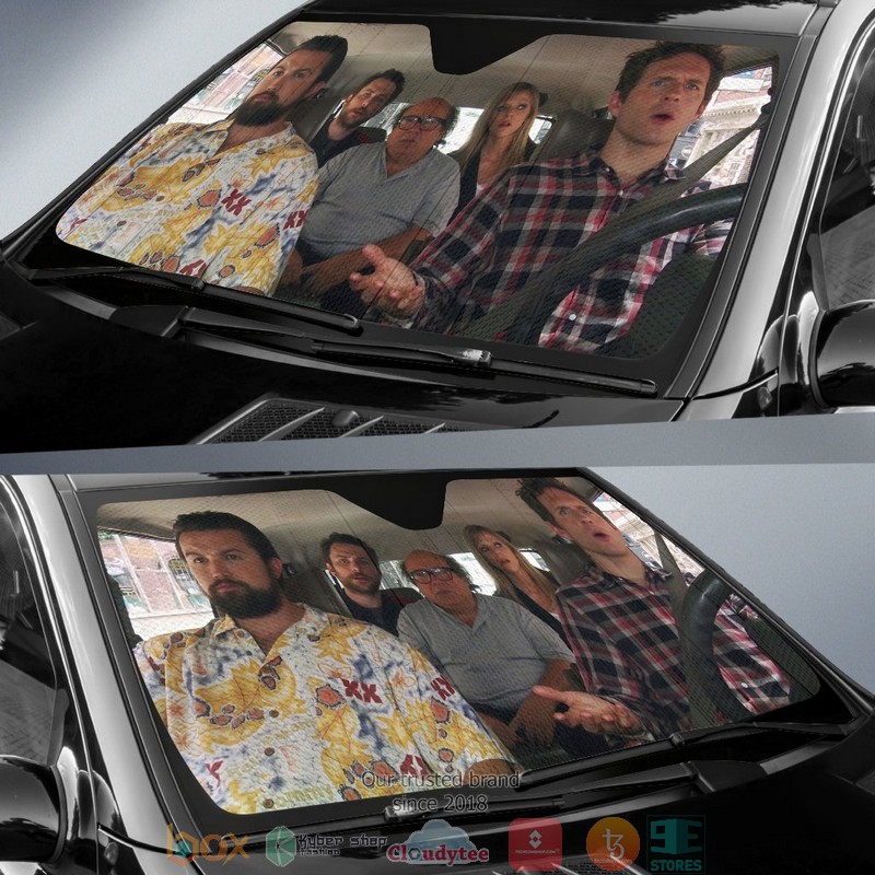 Its Always Sunny In Philadelphia Driving Car Sunshade 1