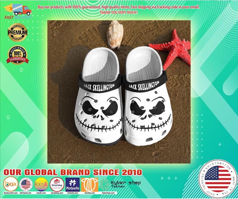 Jack skellington crocs clog shoes