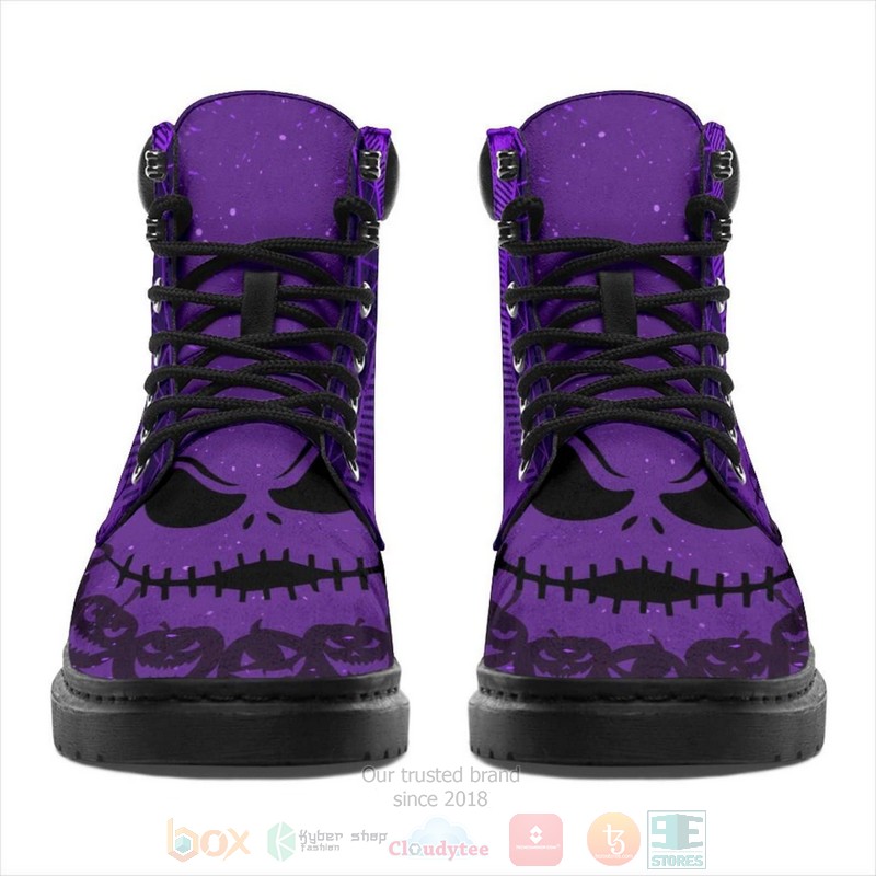 Jack Skellington and Sally Nightmare Before Christmas purple Timberland Boots 1 2 3 4