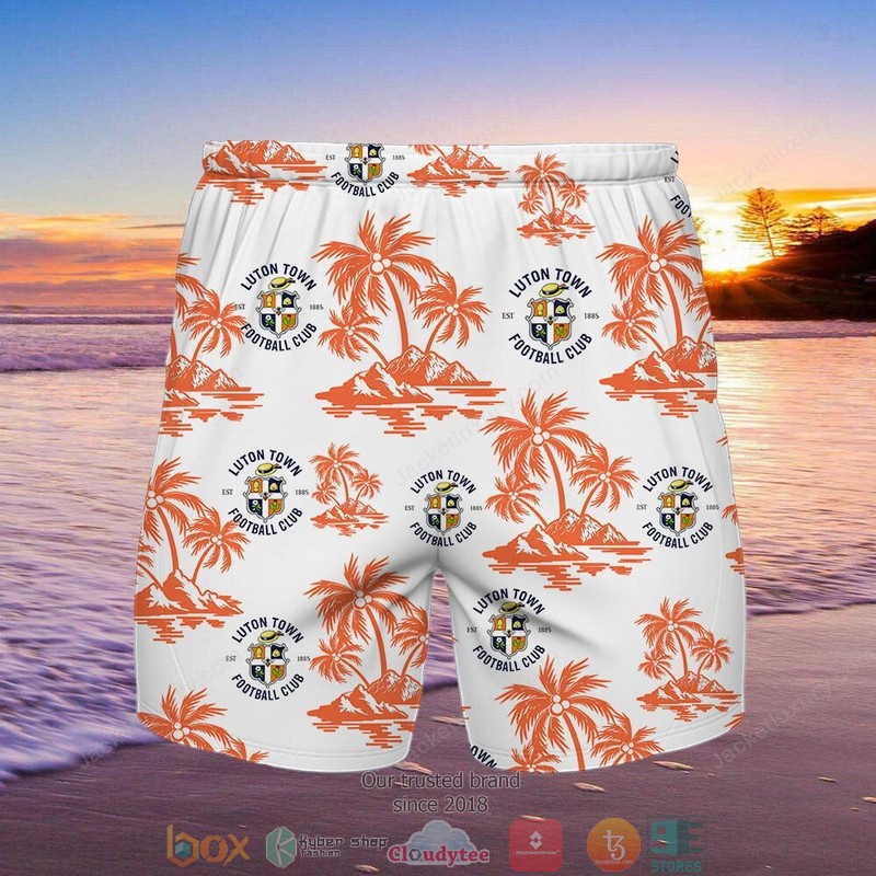 Luton Town F.C Hawaiian shirt short 1