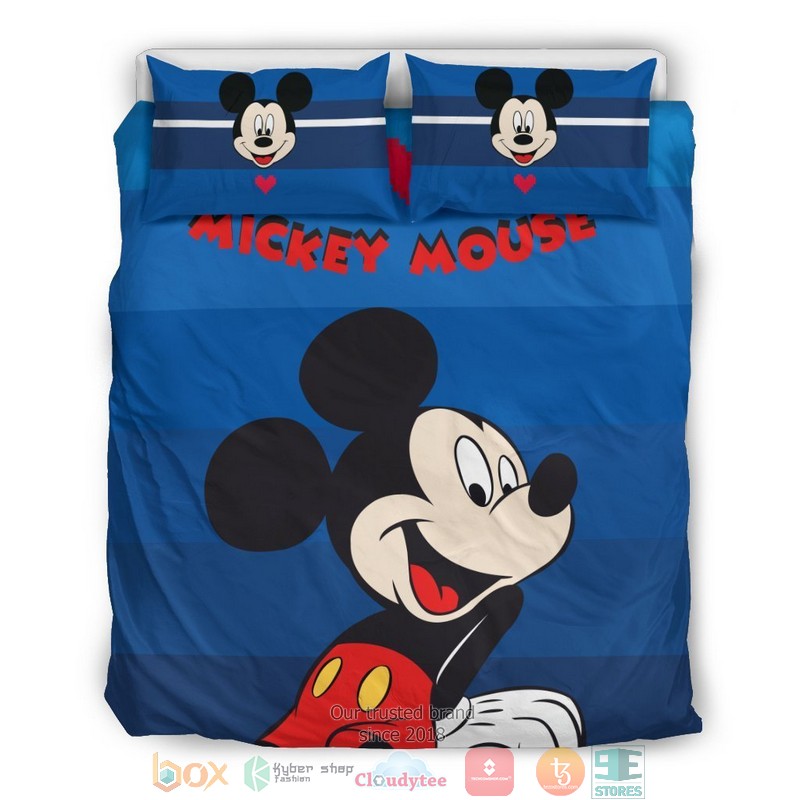 Mickey Disney Heart Bedding Set