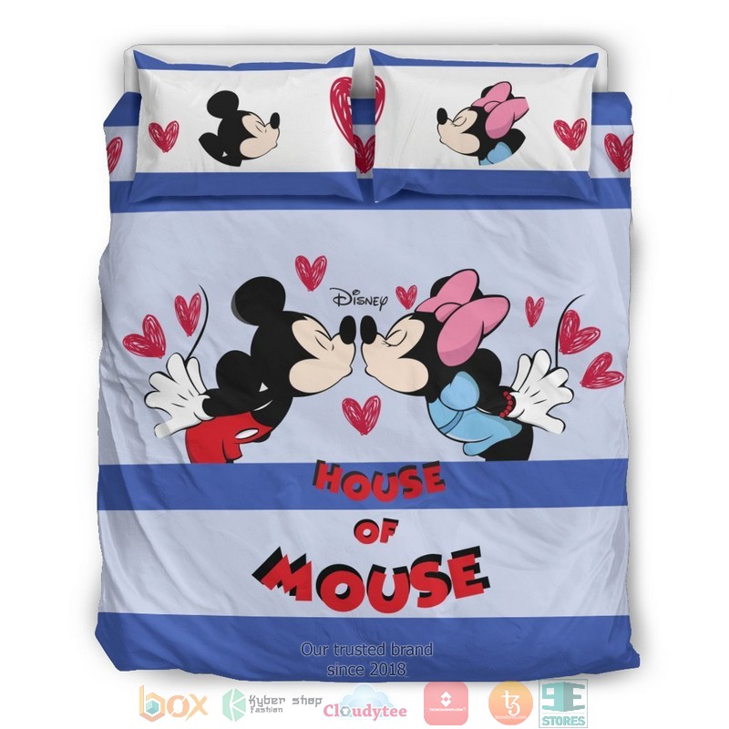 Mickey Minnie Disney House of Mouse Bedding Set