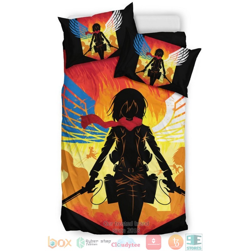 Mikasa Attack On Titan Bedding Set 1