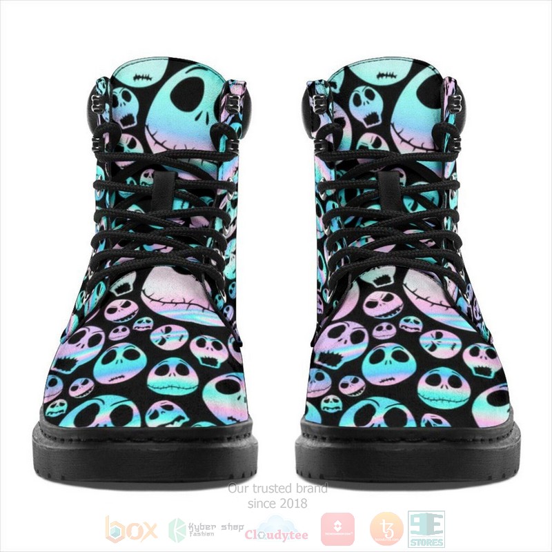 Nightmare Before Christmas Jack Skellington Face pattern Timberland Boots 1 2 3 4 5