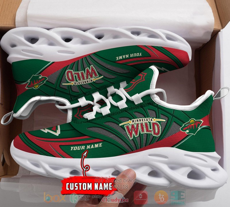 Personalized Minnesota Wild custom max soul shoes