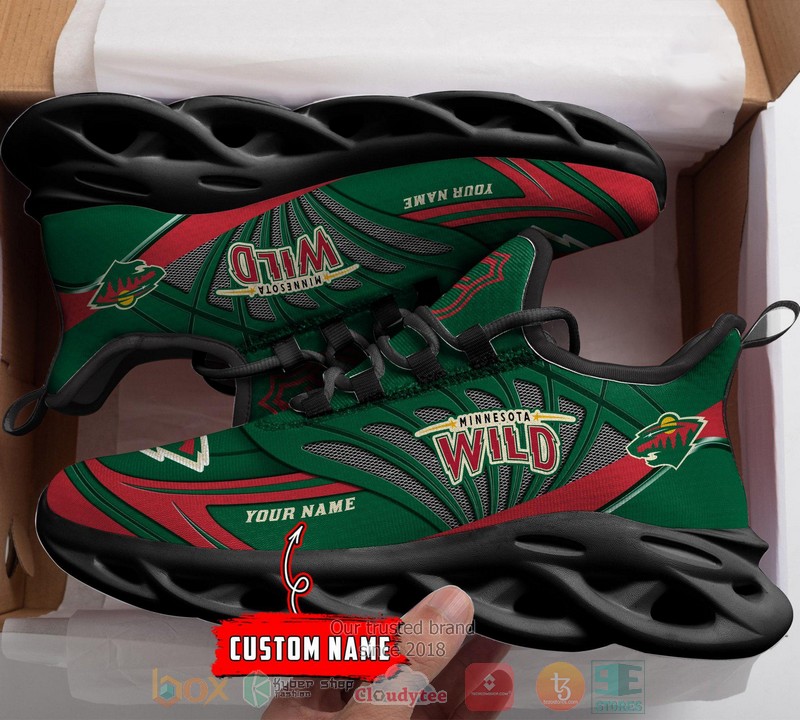 Personalized Minnesota Wild custom max soul shoes 1