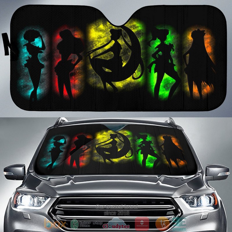 Sailor Moon Team Car Sunshade