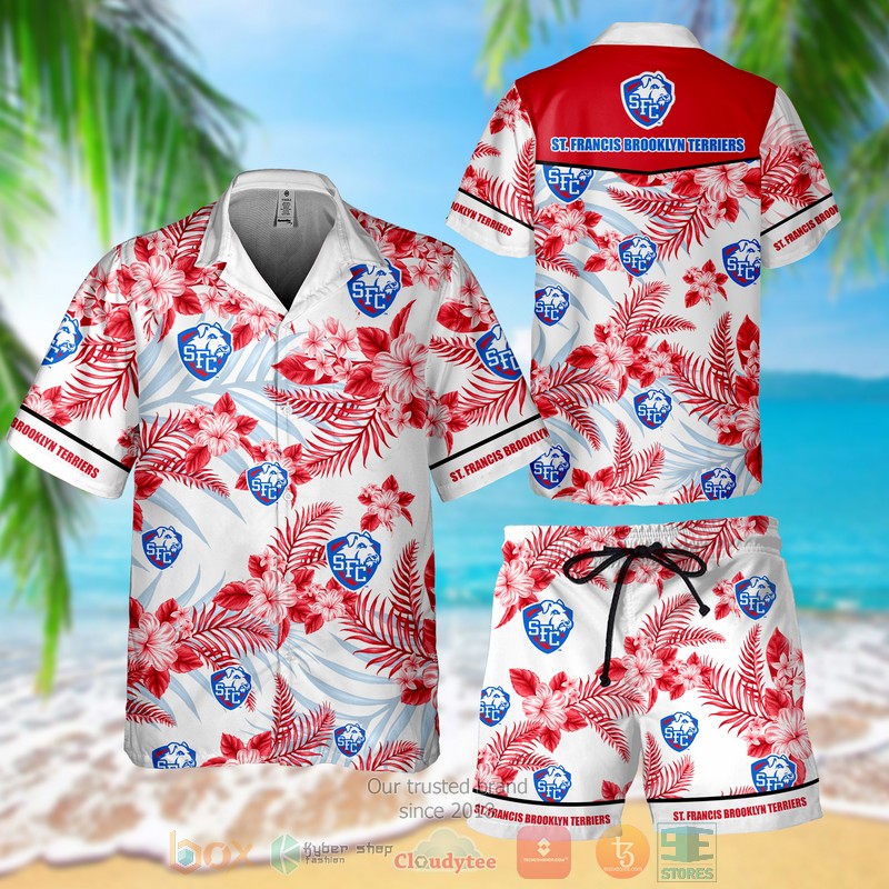 St. Francis Brooklyn Terriers Hawaiian Shirt Shorts