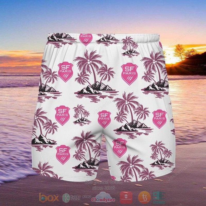 Stade Francais Hawaiian Shirt Shorts 1