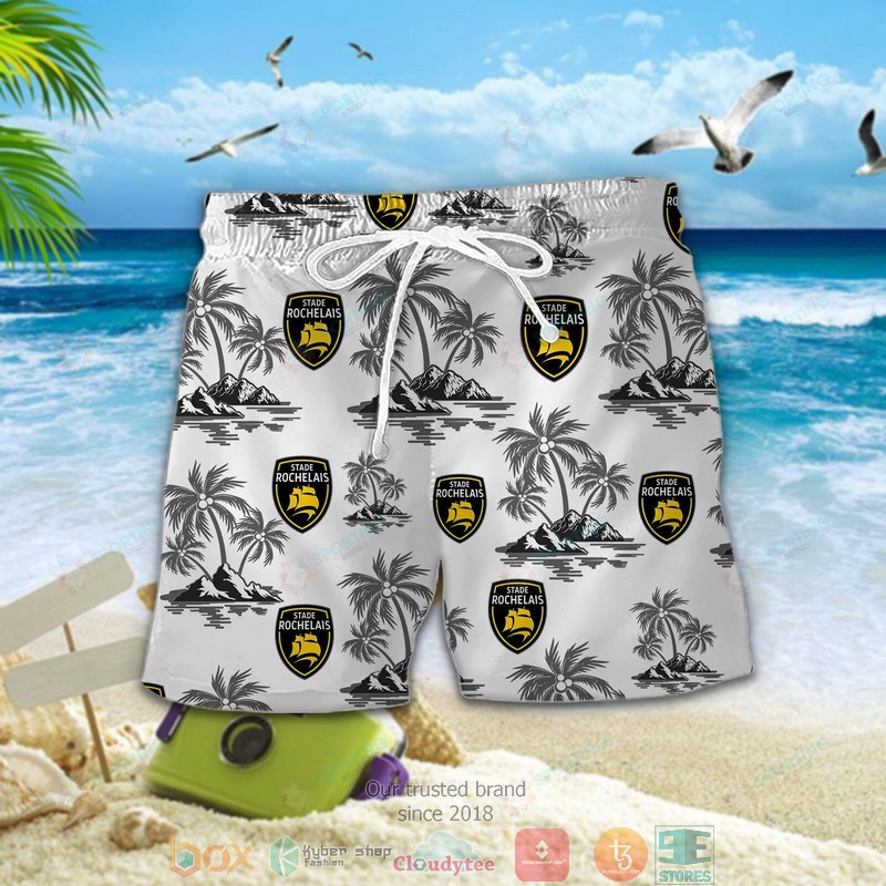 Stade Rochelais Hawaiian shirt short 1