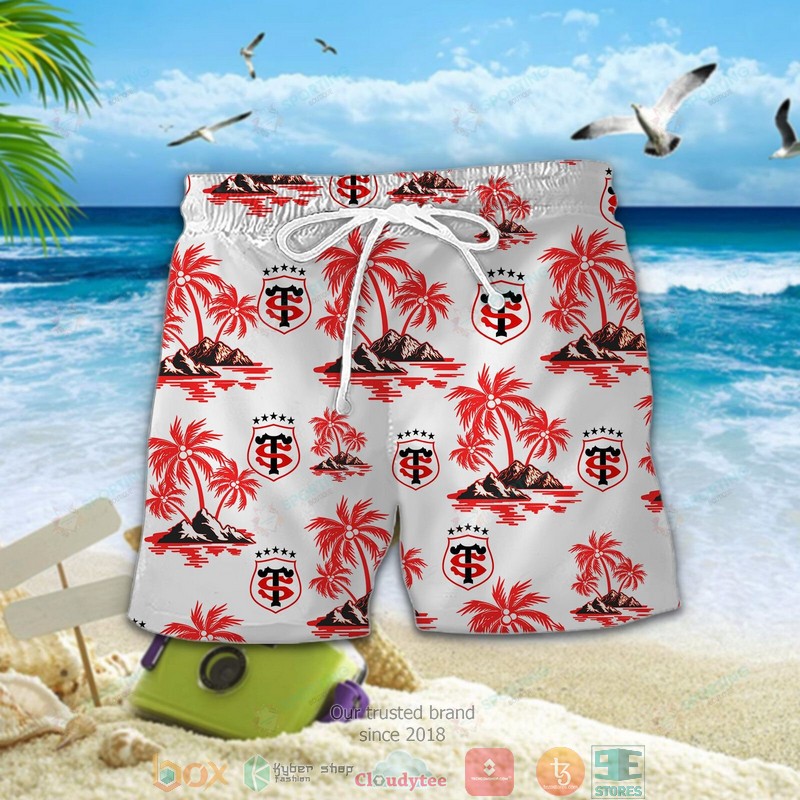 Stade Toulousain Hawaiian shirt short 1