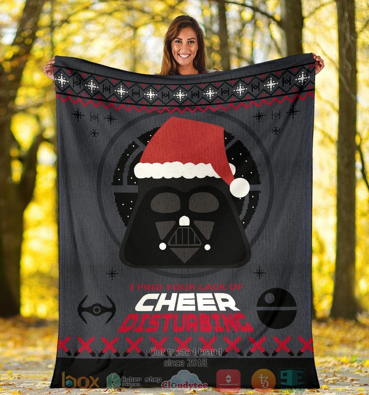 Star Wars I Pind Your Lack Of Ugly Christmas Blanket 1 2 3 4 5